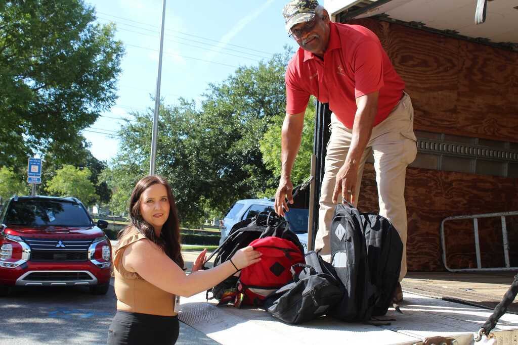 Saturday Shoutout for FPL Foods Backpack and Supply Donation to TCS 7