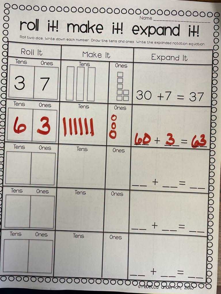 HES Ryles Dice Numbers Game 7
