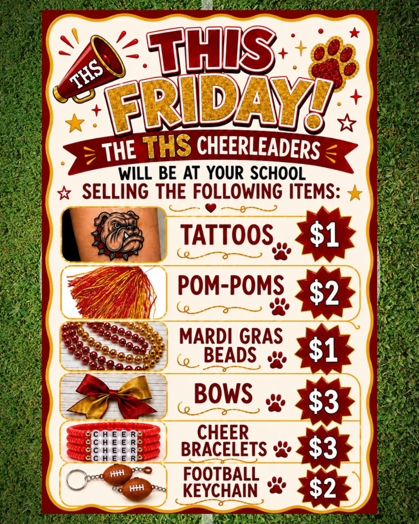 Cheerleaders Football Friday