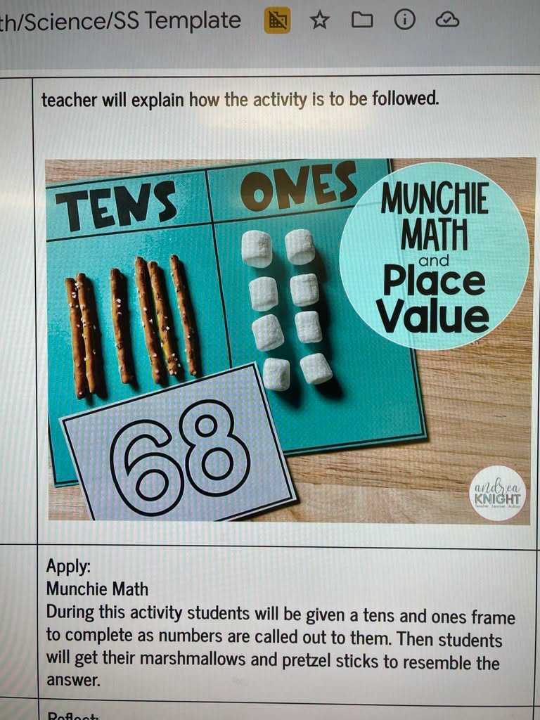 HES 1st grade Munchie Math 3