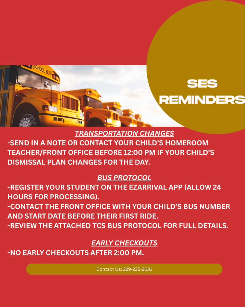 Transportation Reminders