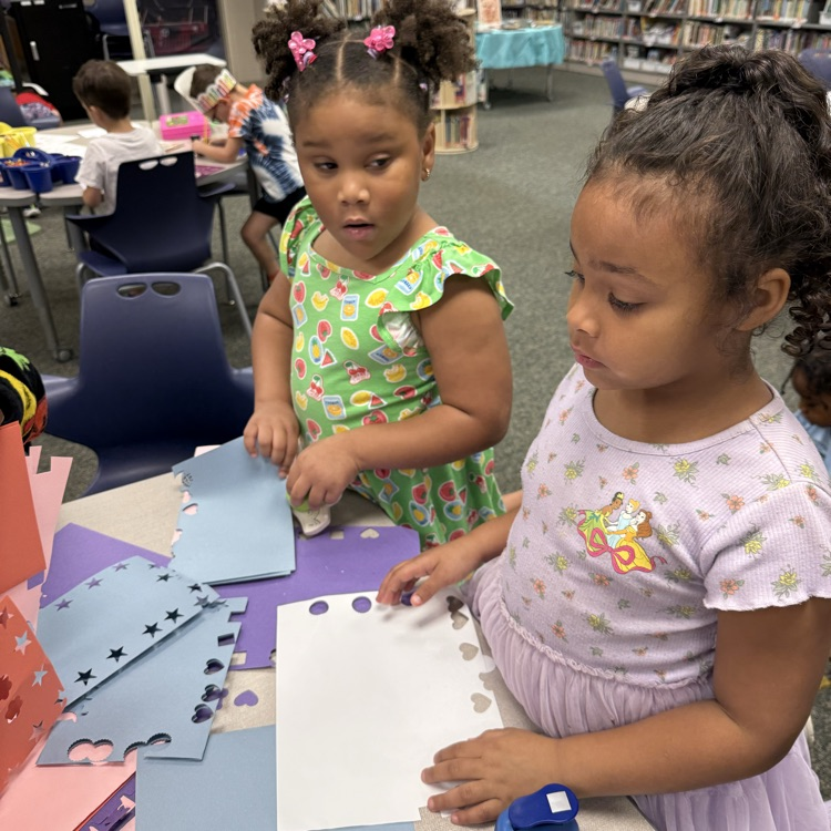 Papel Picado in the Library