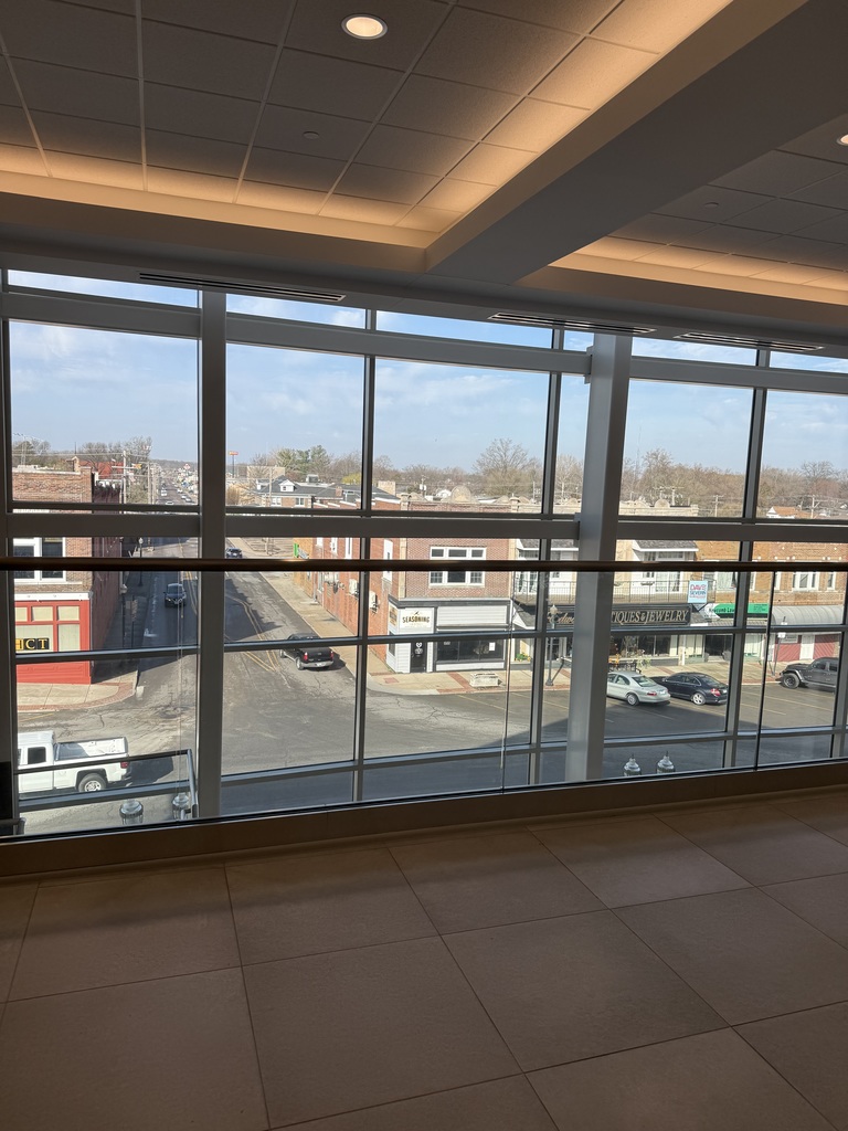 Look down West Main from Court House