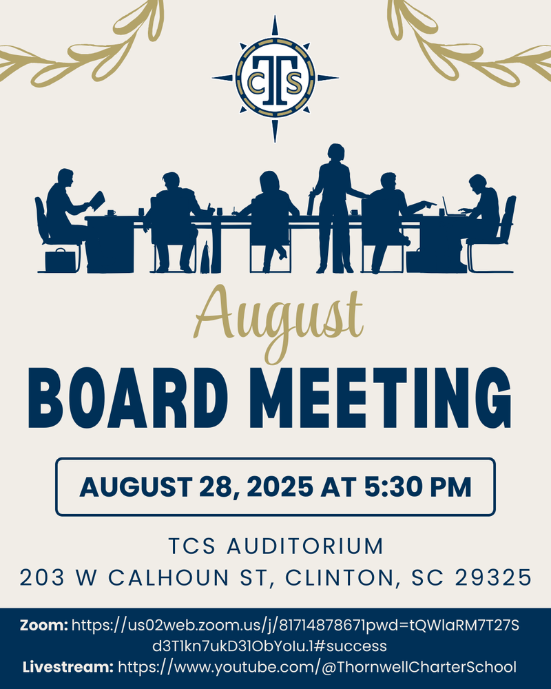 August Board Meeting