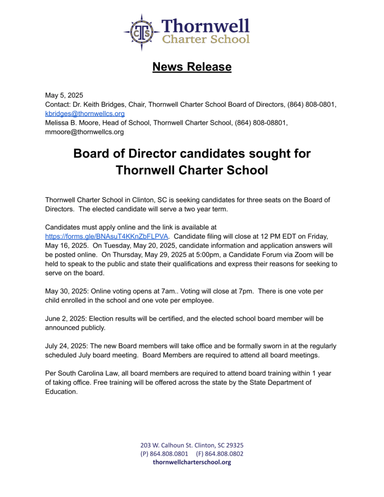 Board Elections