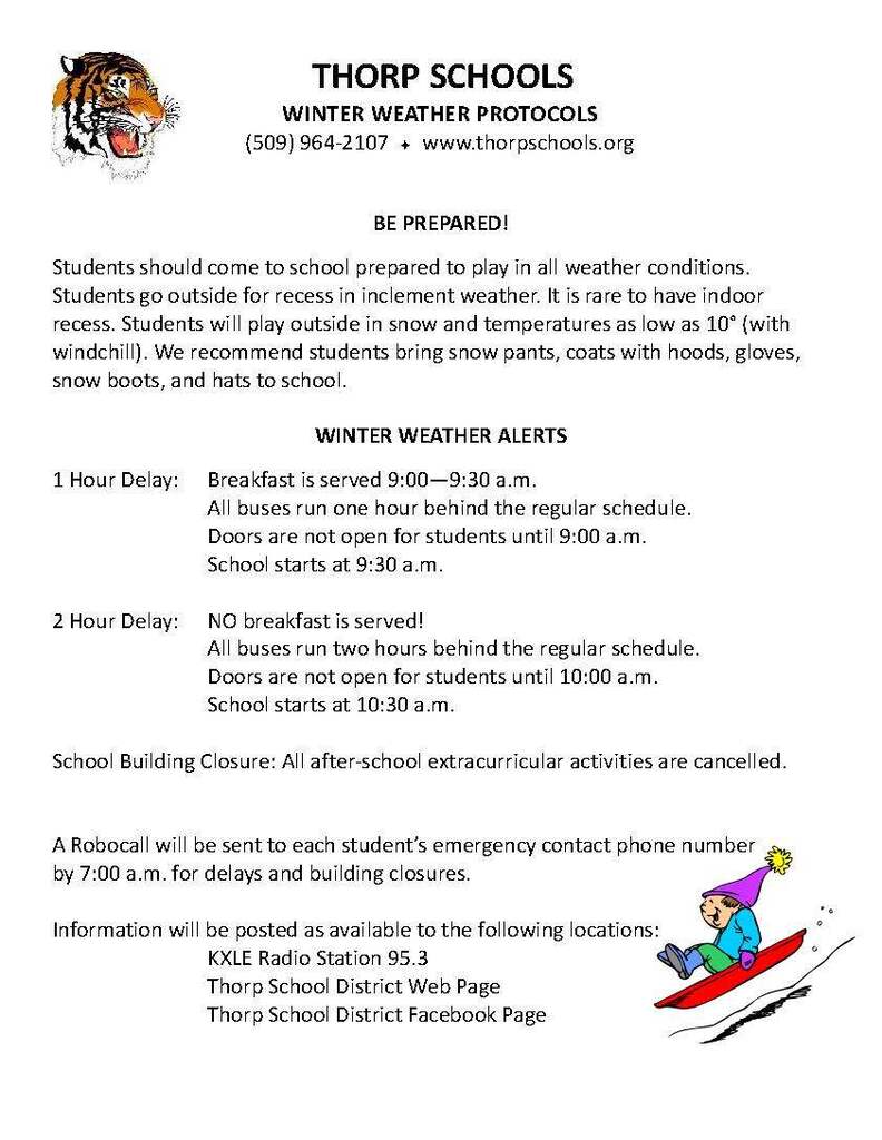 Winter Weather Protocols
