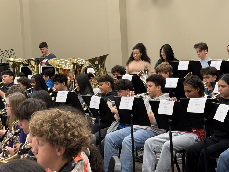 Drake in rehearsal (tuba)