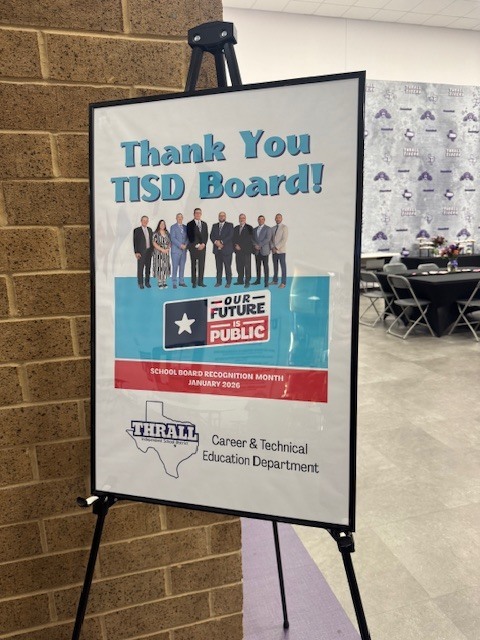 Last night's School Board Appreciation meeting was made special by students from each campus who shared gifts, notes, and tokens of appreciation with every board member. We truly appreciate the time, commitment, and energy they devote to serving our district.  The board also recognized the students who designed the 2025 Christmas card for our district. Well done to all the students who had a hand in the design!