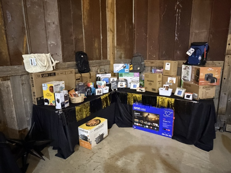 prize table