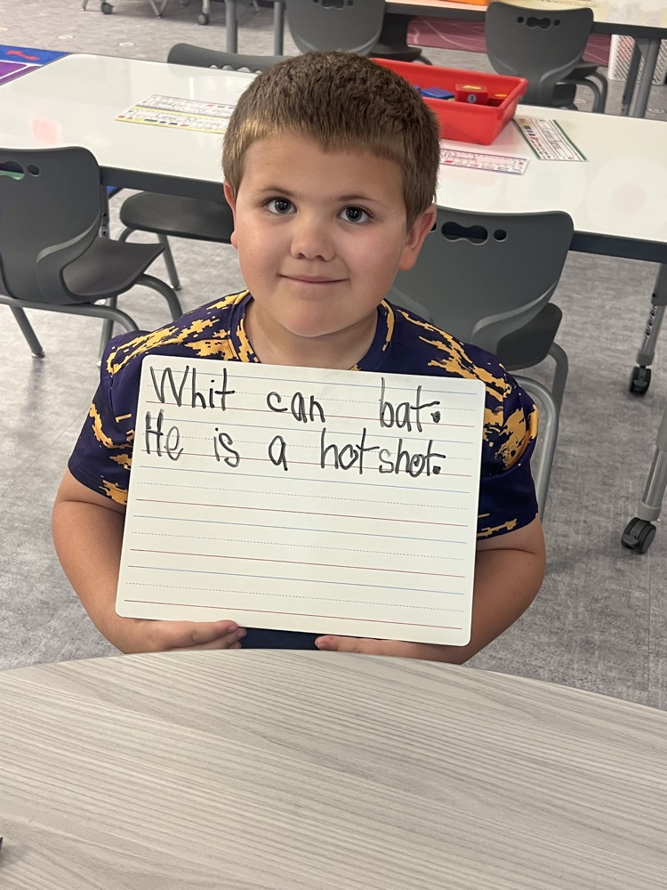 Kinder writing