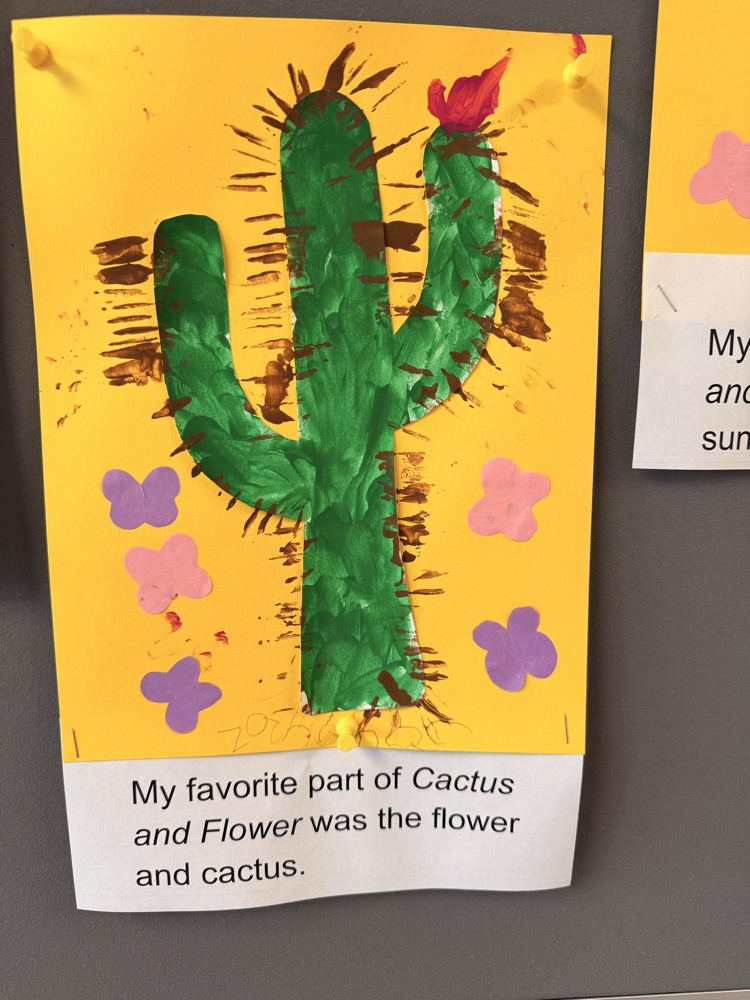 cactus and flower