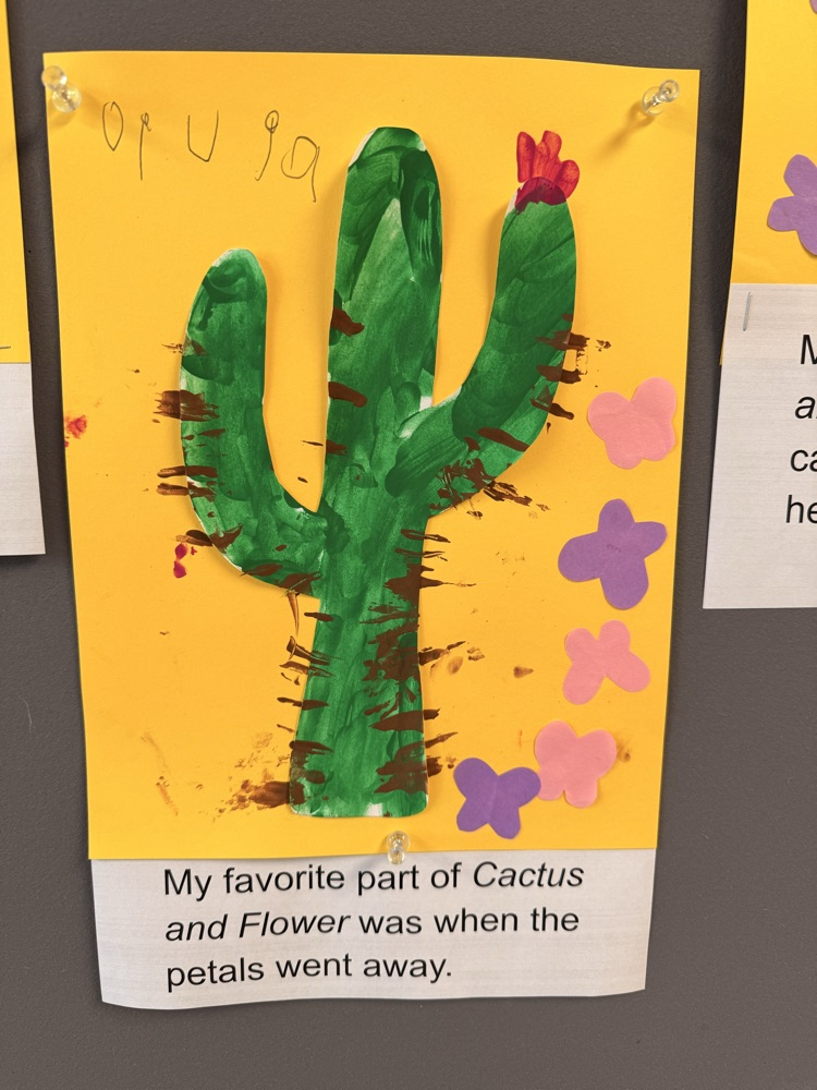 cactus and flower