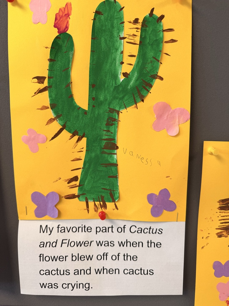 cactus and flower