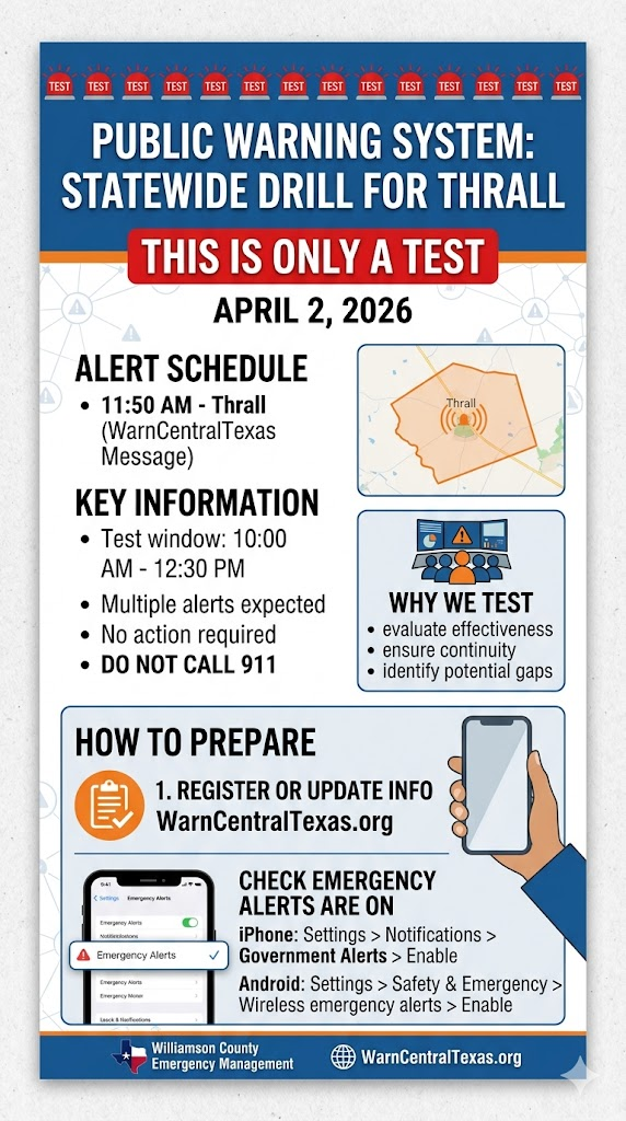 emergency alert drill