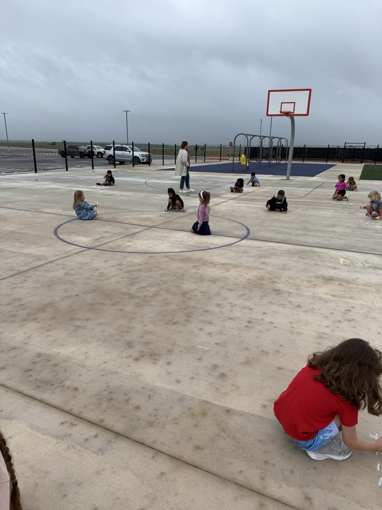 Kinder chalk day for ABC countdown! 