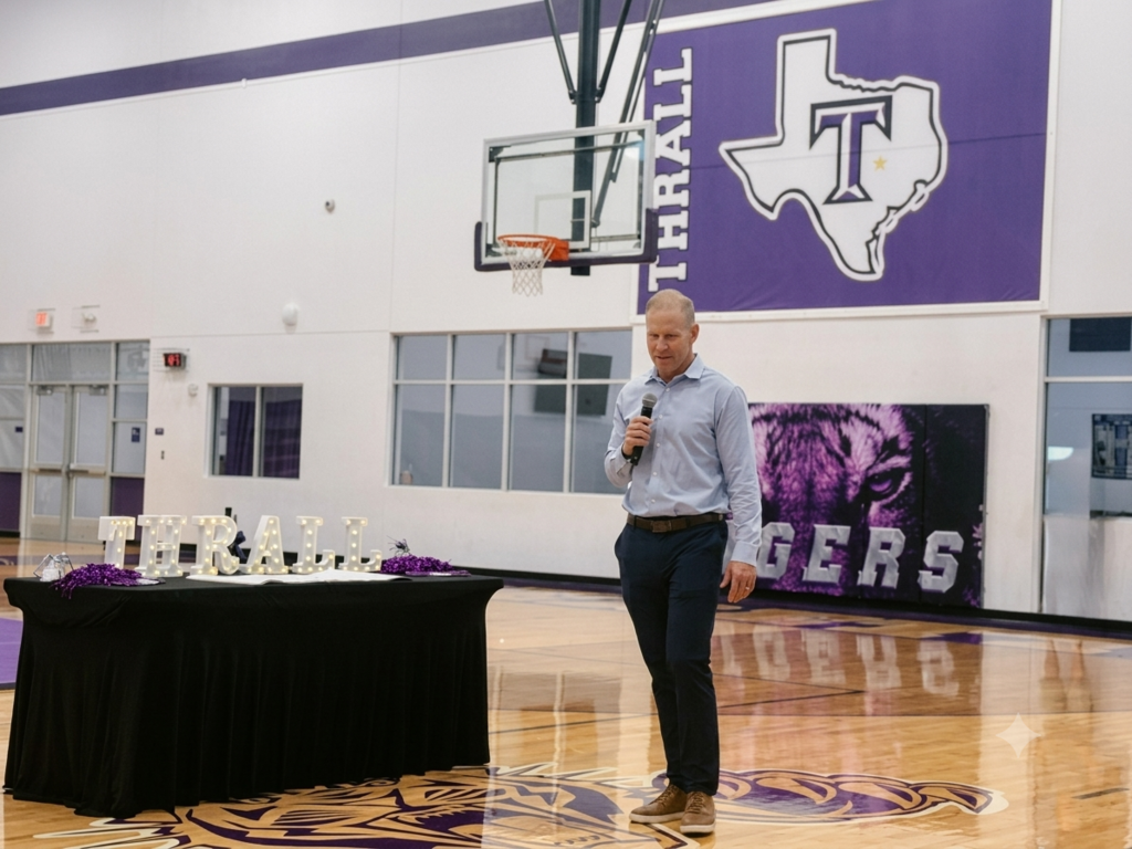 Today, we proudly kicked off the 2026–2027 school year at the Thrall ISD Convocation! The morning began with an energetic welcome from the Thrall High School Band and Varsity Cheerleaders, setting the stage for an exciting year ahead. Interim Superintendent Blake Schneider welcomed our staff and shared a meaningful message about what Thrall ISD represents to so many of us—a district built on strong traditions, a supportive community, and an unwavering commitment to helping every student succeed. We also had the pleasure of introducing our outstanding new teachers from each campus, officially welcoming them to the Tiger family. The day was filled with school spirit, celebration, and excitement for the opportunities that lie ahead. As we prepare to welcome our students back, we look forward to a year of learning, growth, and success together. Here's to an incredible 2026–2027 school year. Go Tigers!