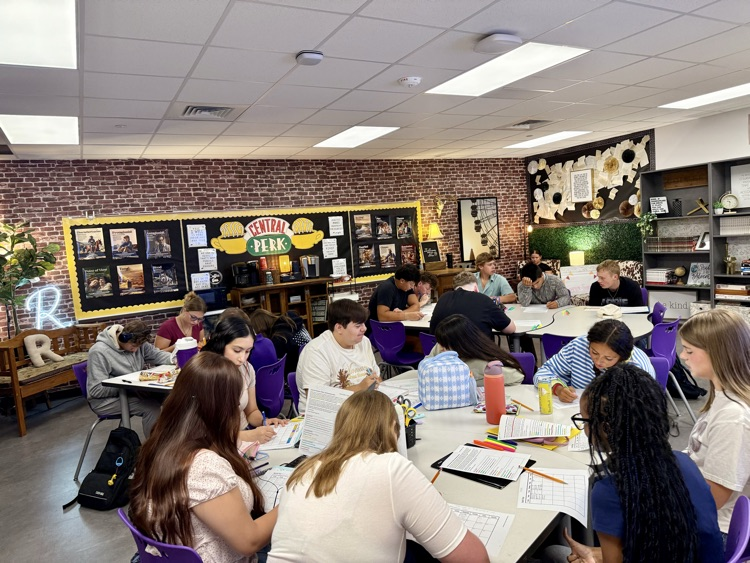 Business English students are learning the importance of time management.