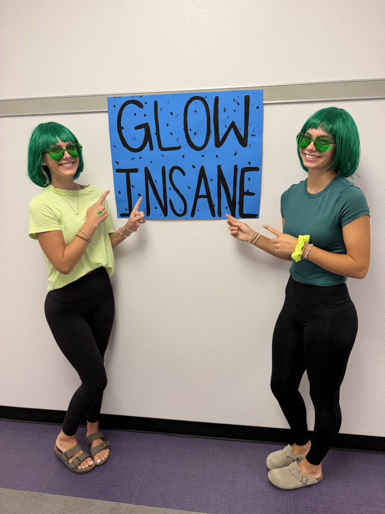 GAME DAY!!!  GO AND JO GLOWING IT OUT!!!