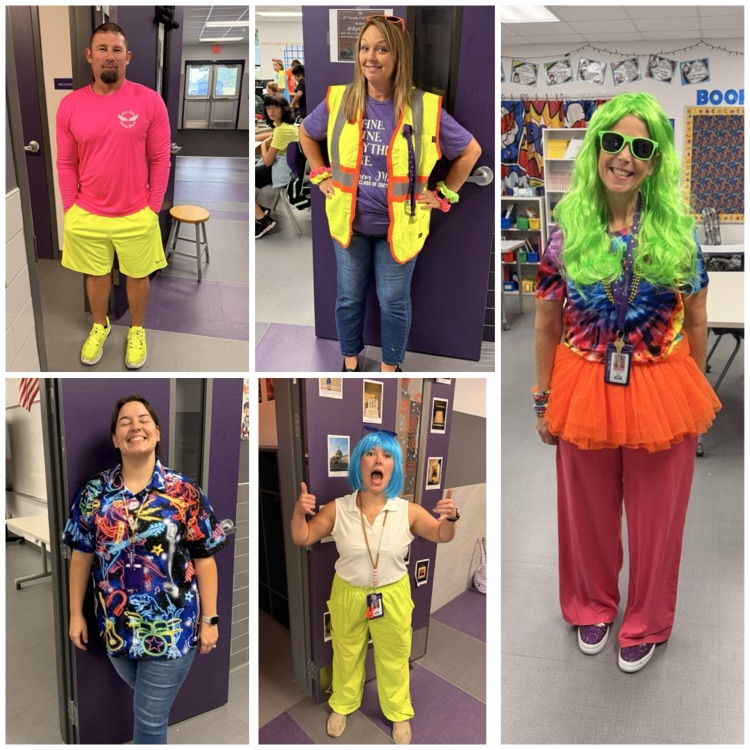 🌟NEON OUT!🌟 We love seeing our TMS Tigers GLOWING school spirit!  🐯Go Tigers!! 
