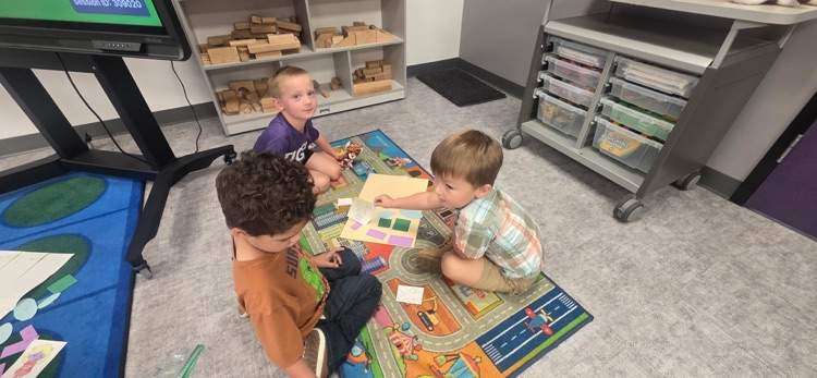 PreK and K students