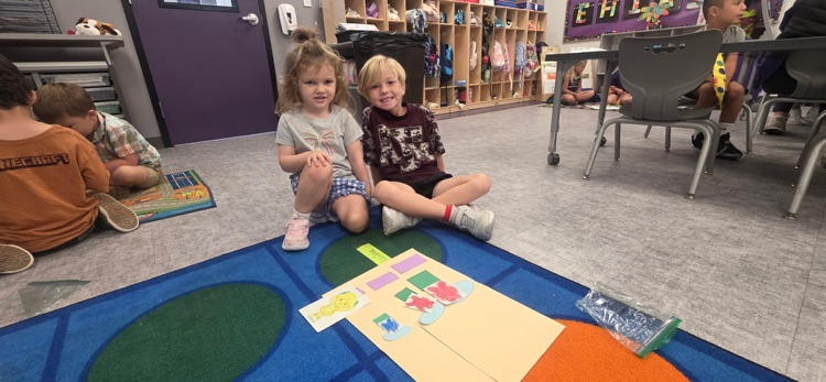 PreK and K students