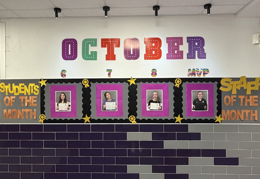 Congratulations to our October Students and Staff of the Month! These Tigers were recognized for demonstrating outstanding character, positive attitudes, and a commitment to making Thrall Middle School a great place to learn and grow. We are proud of the way they represent our school each day through their actions, effort, and interactions with others.