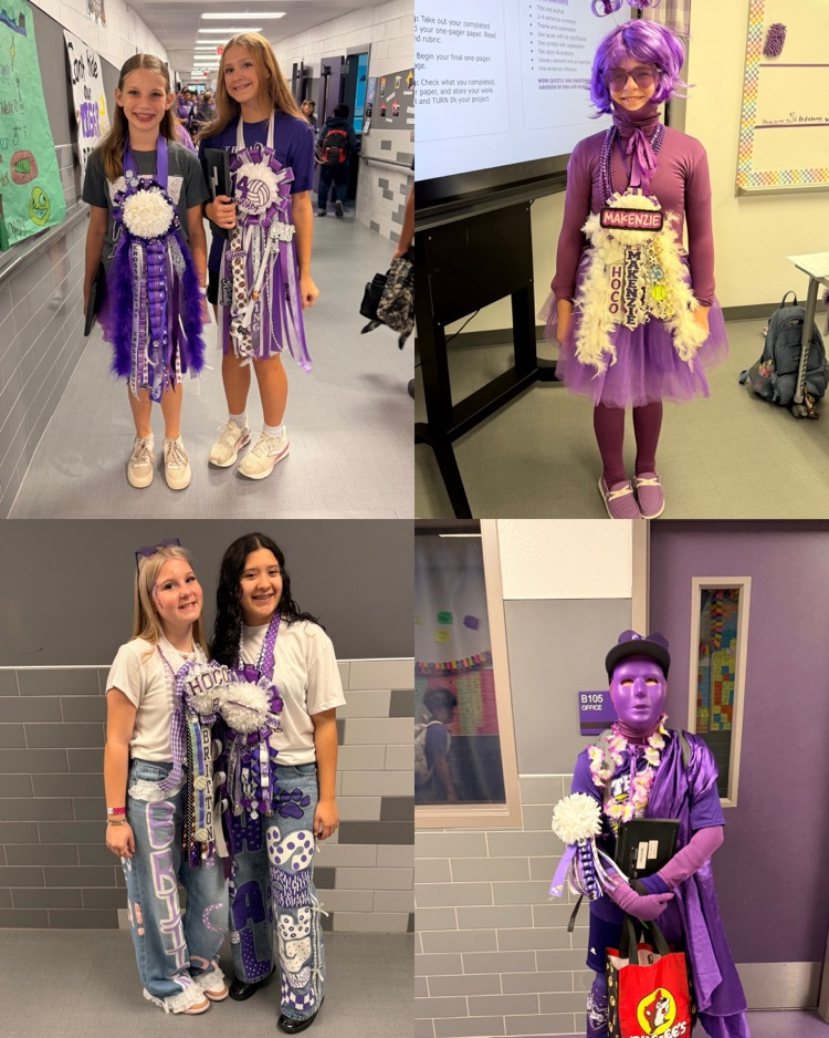 TMS is Purpled Out for Homecoming 💜