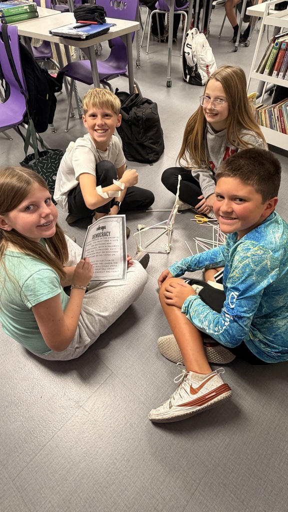 Our 6th grade Social Studies students put their knowledge of different types of government to the test by building structures using only straws and tape! Each group was assigned a different system of government, and the rules of their government determined how they could work together. It was a fun way for students to experience firsthand how different systems of government can affect decision-making, leadership, cooperation, and power.