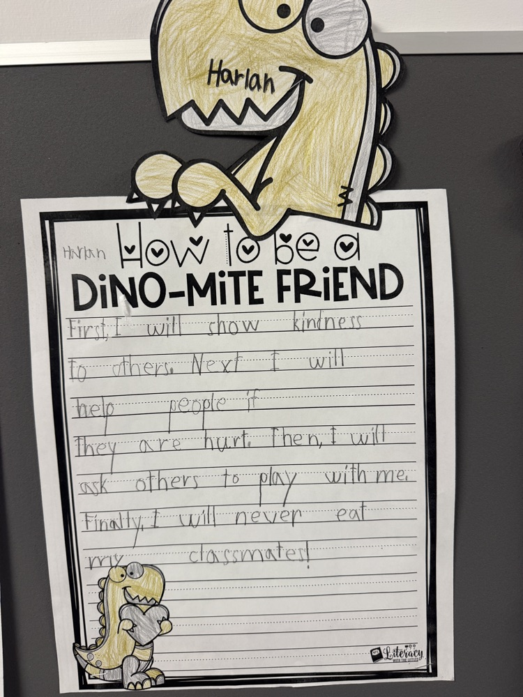 first grade writing 