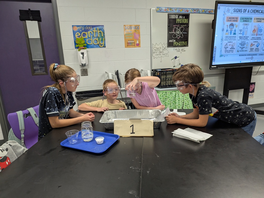 What happens when you mix different substances together? Our 6th graders investigated that question during their chemical reactions lab!  Students worked through a series of reactions, watched for evidence of change, and recorded what they observed along the way. A little mixing, a little measuring, and a lot of curiosity made for a great day in the science lab!
