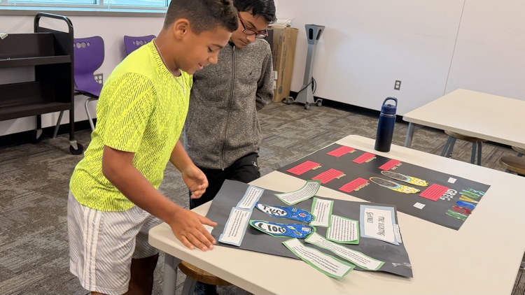 These TMS students stepped into the "crocs" of their characters as they presented their Characterization Projects in Mrs. Z's ELARj class today! 