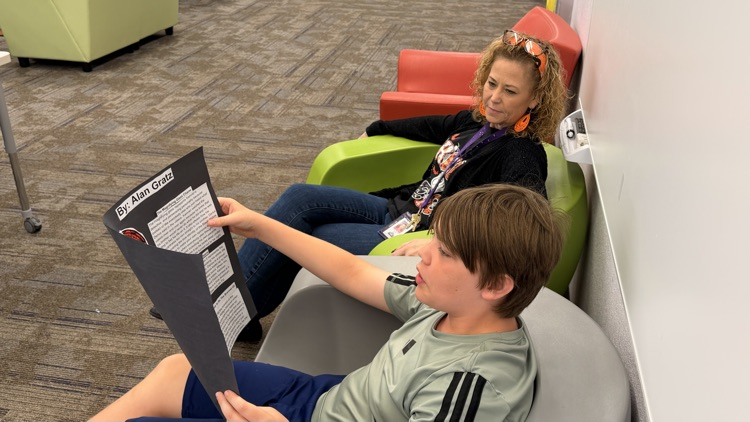 These TMS students stepped into the "crocs" of their characters as they presented their Characterization Projects in Mrs. Z's ELARj class today! 