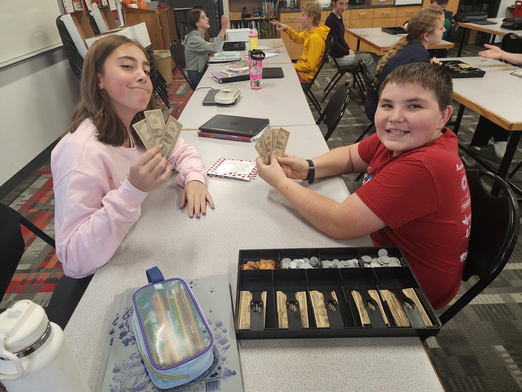 7th Graders Counting Change