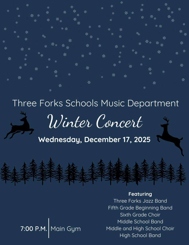 Poster for Winter Concert.
