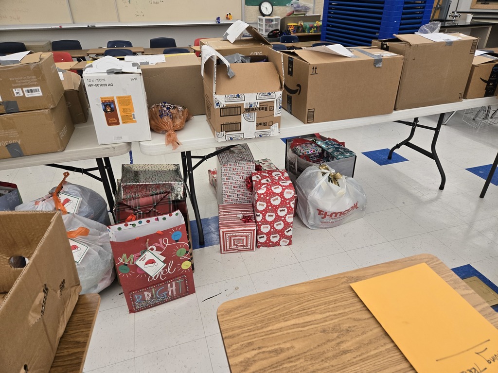 getting things organized and ready for pickup.