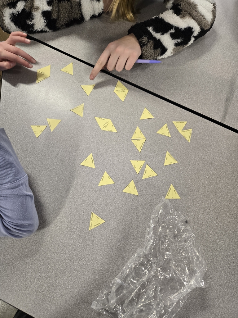 equivalents match up.