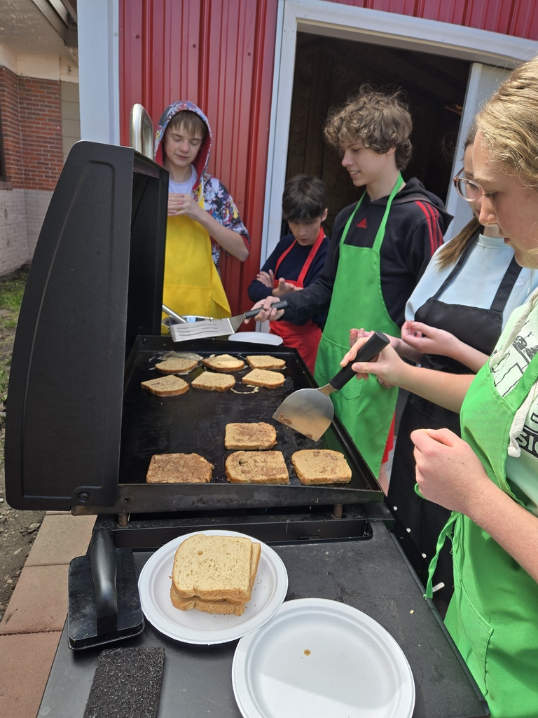 French toast with explore outdoor cooking! Yum