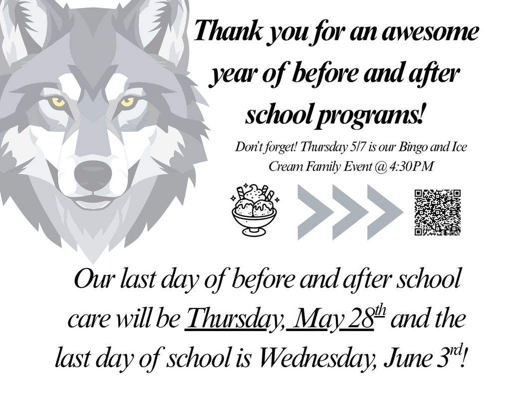 information for last day of before and after school