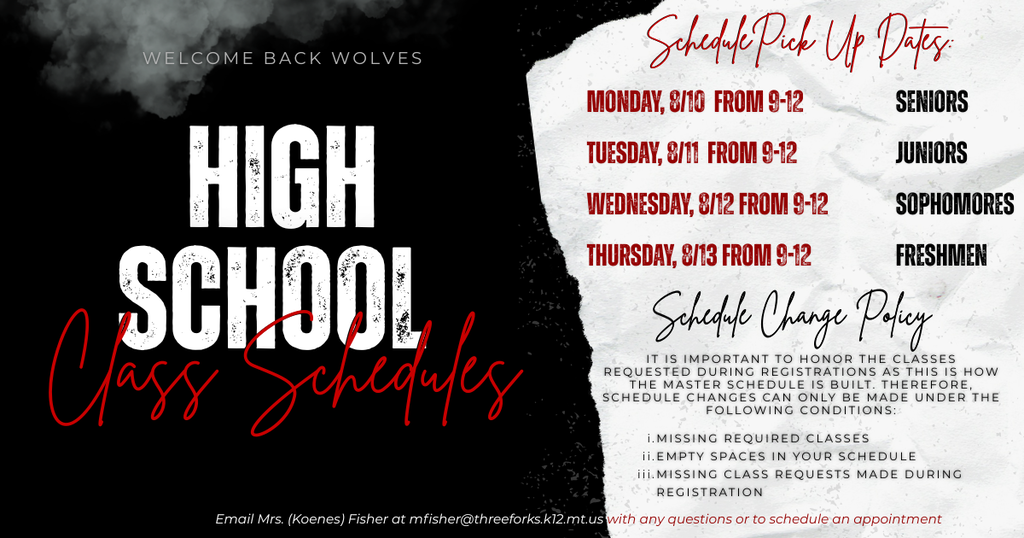 Schedule Pick Up Dates