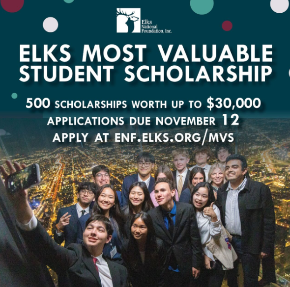 Elks Most Valuable Student Scholarship