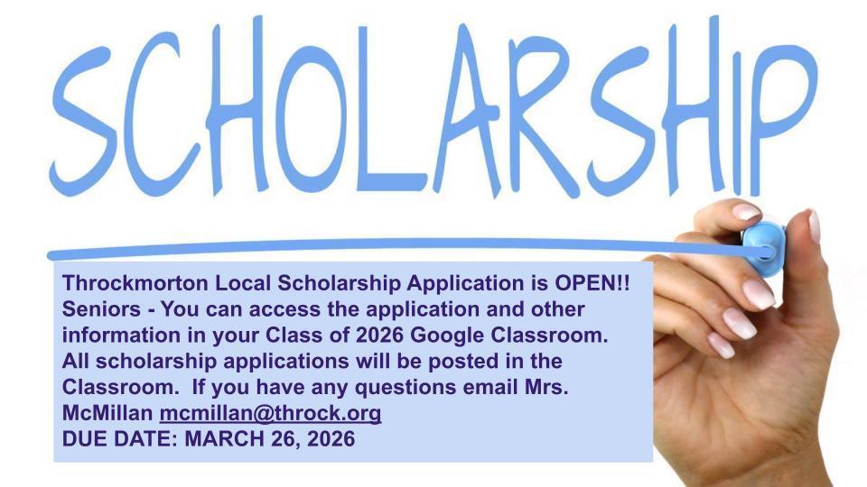 SCHOLARSHIP POSTING