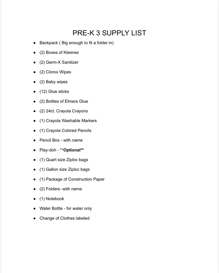 prek 3