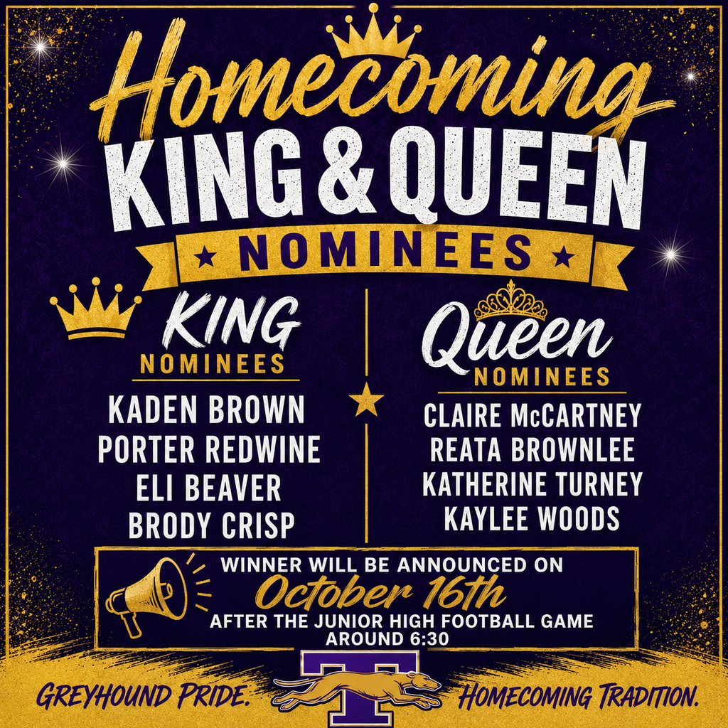 King and Queen Homecoming Nominees