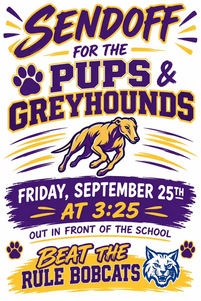 Football send off flyer