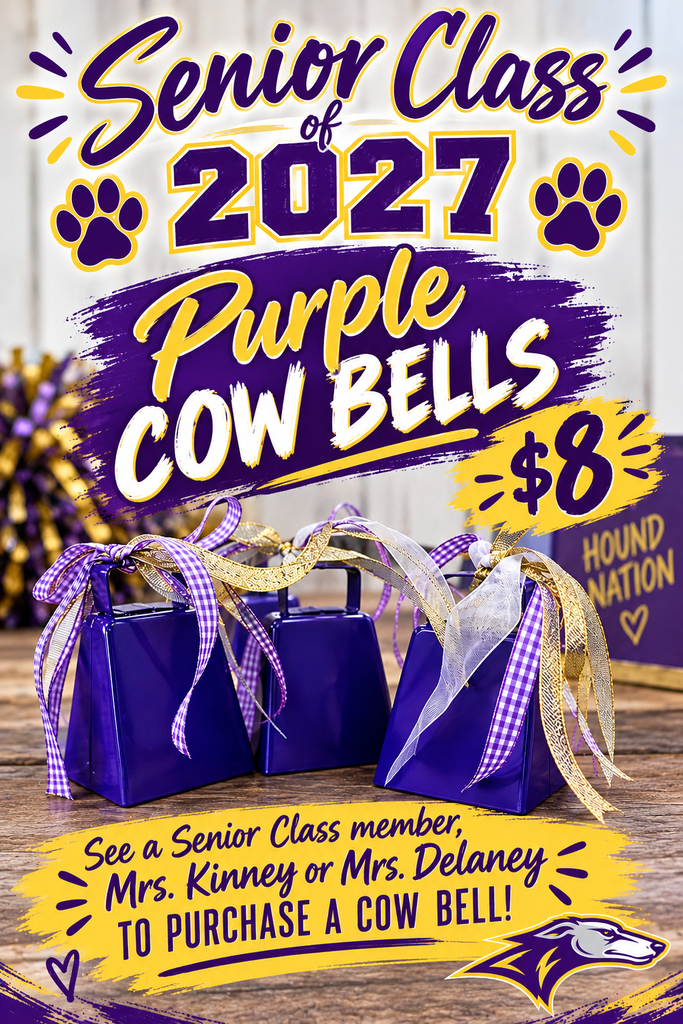 Senior class cow bell fundraiser