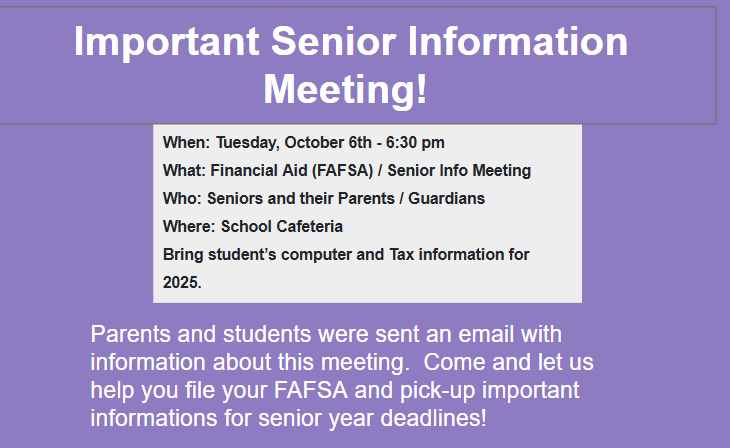 Senior Information