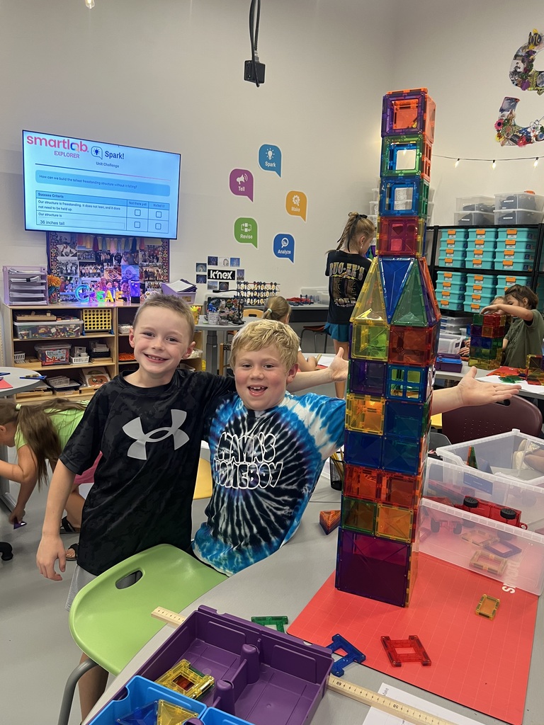 STEM structures students built