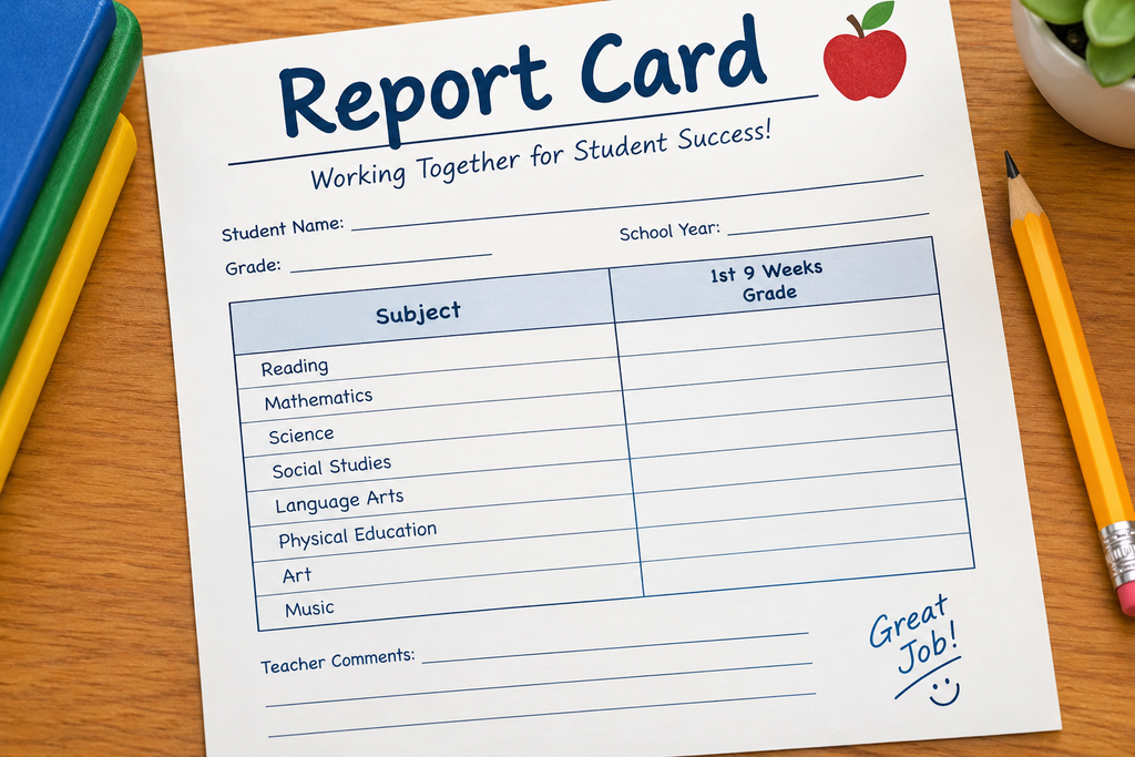 report cards