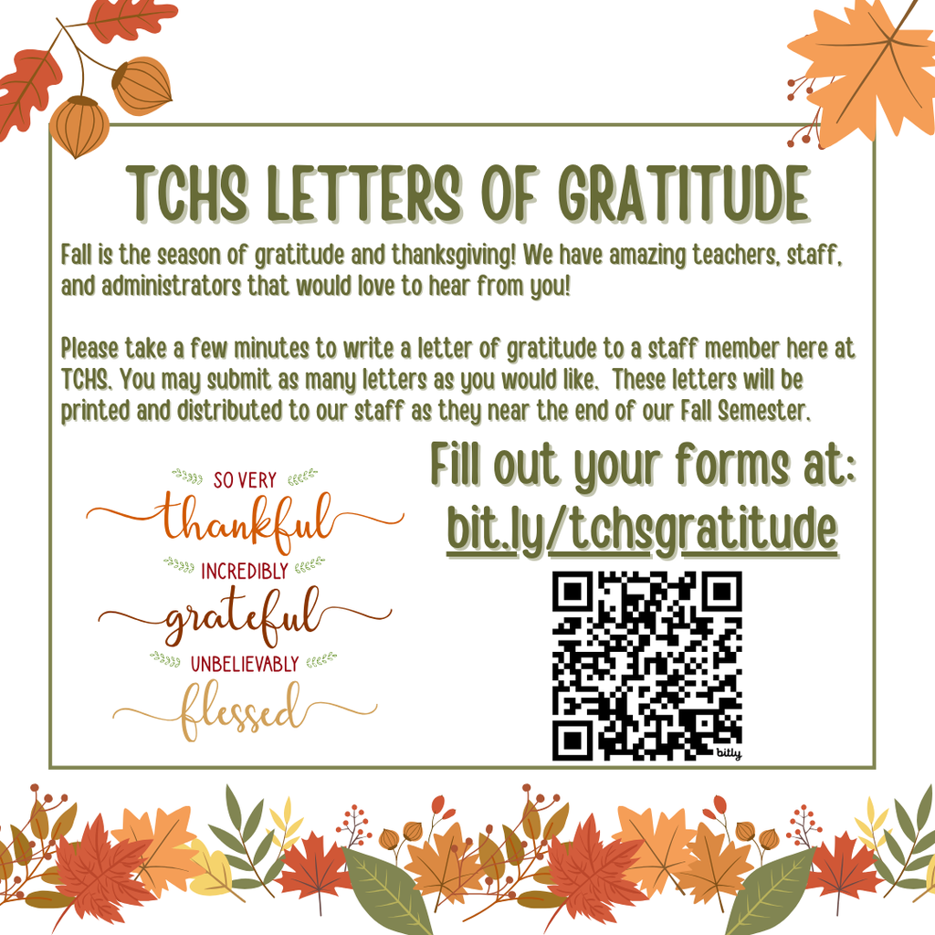 TCHS Gratitude