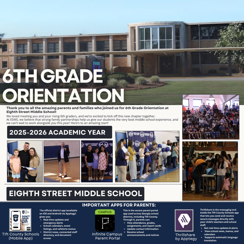 6th Grade Orientation Post